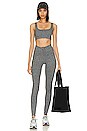 view 4 of 4 The Kennedy Ankle Legging in Heather Grey