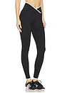 view 2 of 6 The Rae Ankle Legging in Black & Shell