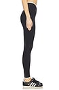 view 3 of 6 The Rae Ankle Legging in Black & Shell