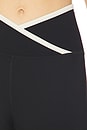 view 6 of 6 The Rae Ankle Legging in Black & Shell