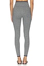 view 4 of 6 X Happily Grey The Rae Ankle Legging in Heather Grey & Navy