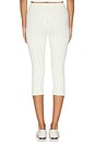 view 4 of 6 LEGGINGS CAPRI THE EYELET CAPRI in Pearl