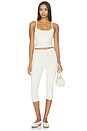 view 5 of 6 LEGGINGS CAPRI THE EYELET CAPRI in Pearl