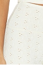 view 6 of 6 LEGGINGS CAPRI THE EYELET CAPRI in Pearl