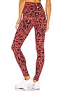 view 3 of 4 Teagan Ankle Legging in Auburn Cheetah
