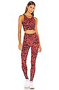 view 4 of 4 Teagan Ankle Legging in Auburn Cheetah