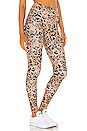 view 2 of 4 Teagan Ankle Legging in Golden Cheetah