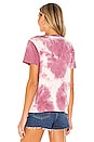 view 3 of 4 Georgia Tee in Mauve Tie Dye