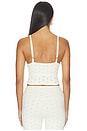 view 3 of 5 The Eyelet Tank Top in Pearl