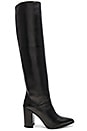 view 1 of 5 Scrunchy Boot in Black Nappa