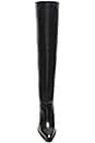 view 4 of 5 Scrunchy Boot in Black Nappa