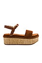 view 1 of 5 PLATAFORMAS YOUR WAY in Amaretto Suede