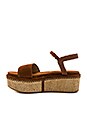view 5 of 5 PLATAFORMAS YOUR WAY in Amaretto Suede