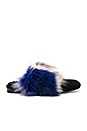 view 2 of 5 Furgetit Fox Fur Slide in Carnival