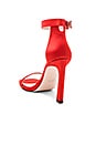 view 3 of 5 Square Nudist Heel in Vermillion