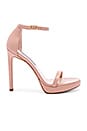 view 1 of 5 Nudist Disco Heel in Buff Blush