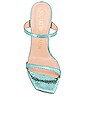 view 4 of 5 Aleena Mule in Teal Snake