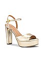 view 2 of 5 Chaka Platform Sandal in Platino