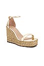 view 2 of 5 Nudist Espadrille Wedge in Platino