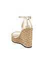 view 3 of 5 Nudist Espadrille Wedge in Platino