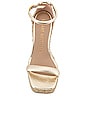 view 4 of 5 Nudist Espadrille Wedge in Platino