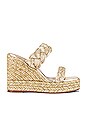 view 1 of 5 Braida Espadrille Wedge in Platino