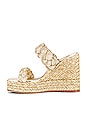 view 5 of 5 Braida Espadrille Wedge in Platino