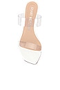 view 4 of 5 Kristal Clear Sandal in White & Clear