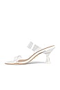 view 5 of 5 Kristal Clear Sandal in White & Clear