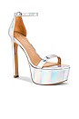 view 2 of 5 Nudist Hollywood Heel in Silver