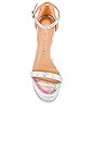 view 4 of 5 Nudist Hollywood Heel in Silver