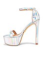 view 5 of 5 Nudist Hollywood Heel in Silver