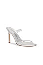 view 2 of 5 Aleena 100 Heel in Clear & Silver