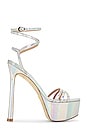 view 1 of 5 Soiree 145 Platform Sandal in Silver