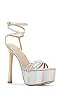 view 2 of 5 Soiree 145 Platform Sandal in Silver