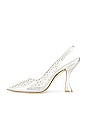 view 5 of 5 GLAM XCURVE 100 SLING BACK 펌프 in Aurora, Silver, & Clear Aurora