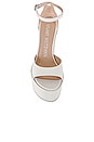 view 4 of 5 Skyhigh 145 Platform Sandal in White