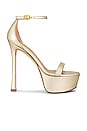 view 1 of 5 Nudistcurve Hollywood Sandal in Light Gold