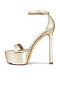 view 5 of 5 Nudistcurve Hollywood Sandal in Light Gold