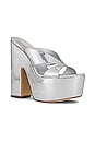 view 2 of 5 Miami Sohigh 145 Platform Sandal in Silver