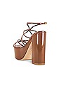 view 3 of 5 Barelythere Squarehigh Platform Sandal in Cappuccino