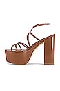 view 5 of 5 Barelythere Squarehigh Platform Sandal in Cappuccino