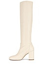 view 5 of 5 Yuliana 85 Slouch Boot in Cream
