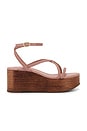 view 1 of 5 Wovette Wedge Sandal in Clay & Walnut