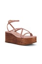 view 2 of 5 Wovette Wedge Sandal in Clay & Walnut