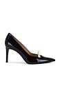 view 1 of 5 Felicity Bow 85 Pump in Black & Cream