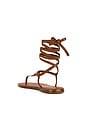 view 3 of 5 Georgie Lace-up Sandal in Bridle Brown