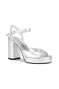 view 2 of 5 Dayna II Platform Sandal in Silver