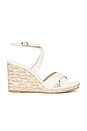 view 1 of 5 SANDALES ALYSSA WEDGE in Cream