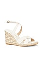 view 2 of 5 SANDALES ALYSSA WEDGE in Cream
